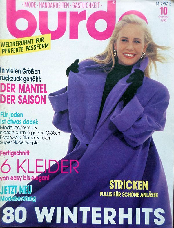 Burda 10/1990 v němčině