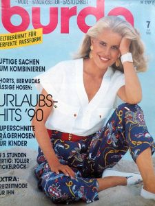 Burda 7/1990 v němčině