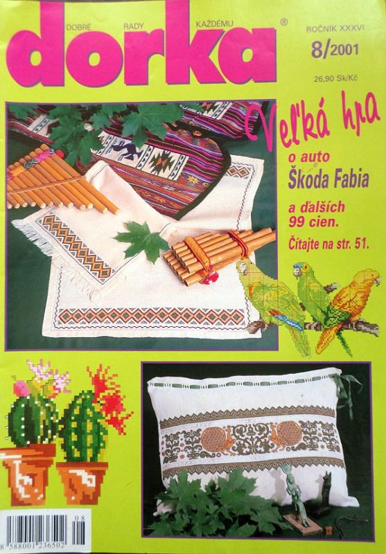 Dorka ročník 2001 - jednotlivé kusy - 8 Dorka 8/2001