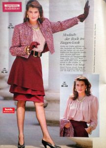 Burda 1/1989 - ukázka modelů