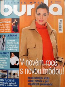 Burda 1/2002 -CZ- časopis se střihy