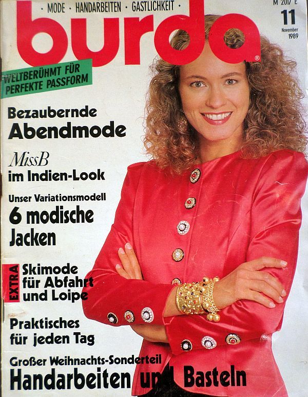 Burda 11/1989 v němčině