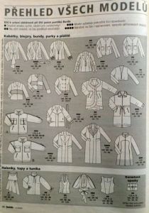 Burda 11/2003 - přehled střihů