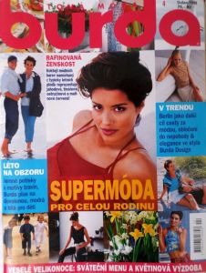 Burda 4/1998 -CZ- časopis se střihy Burda 4/1998 v češtině