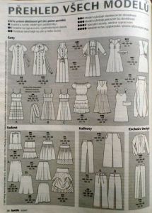 Burda 5/2007 -CZ- časopis se střihy Burda 5/2007 - přehled střihů