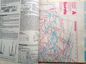 Burda 8/1991 - ukázka pířlohy