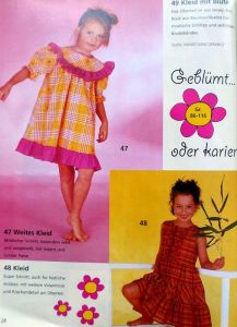 Dětská šitá móda - ukázka modelů
