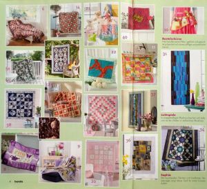 Patchwork - Quilts & Applizieren - přehled modelů